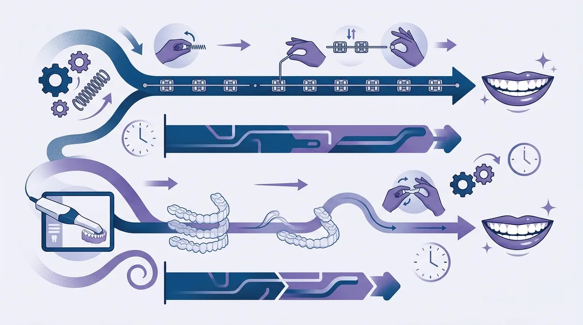 traditional braces vs clear aligners
