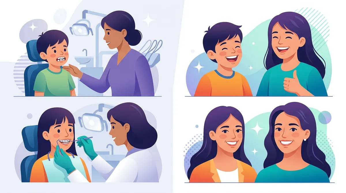 braces before and after