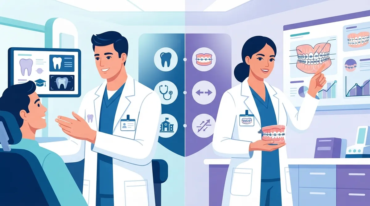 orthodontist vs dentist for braces