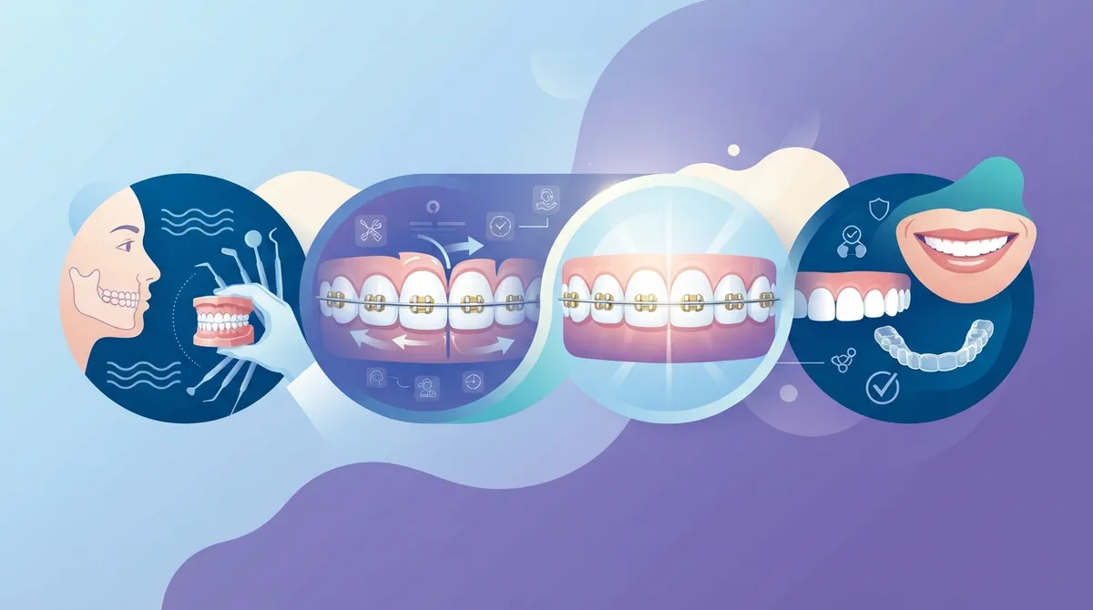adult braces timeline